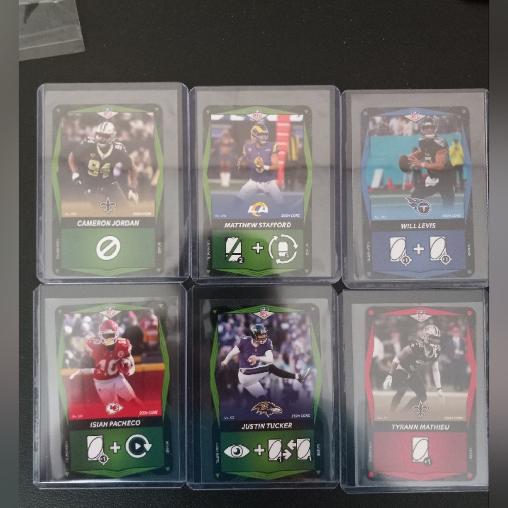 2024 MATTEL Uno NFL Player Card Lpt